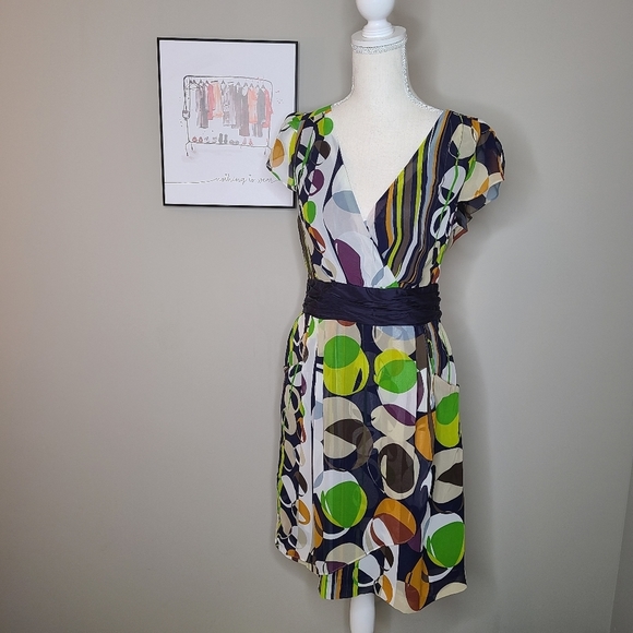 Anthropologie Dresses & Skirts - Anthropologie Moulinette Soeurs Abstract Geo Dress